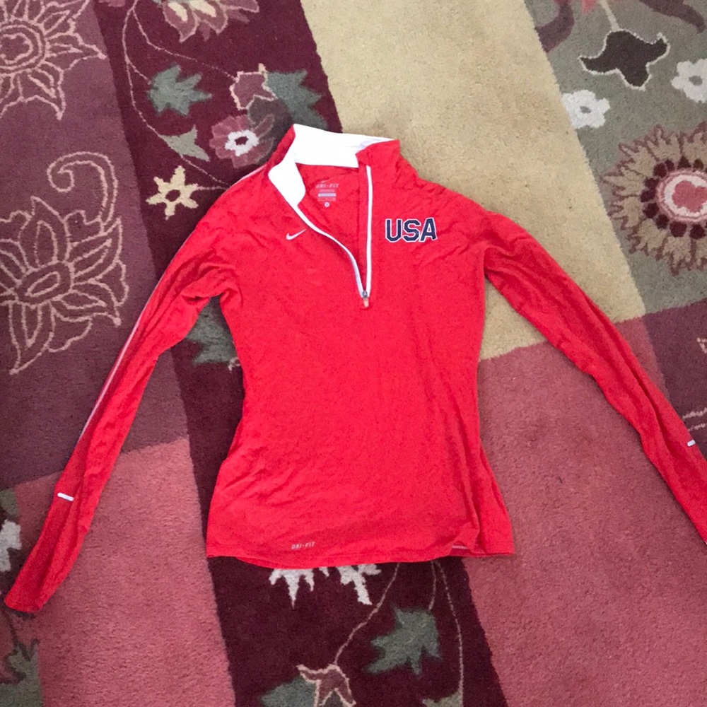 NIKE USA QUARTER ZIP